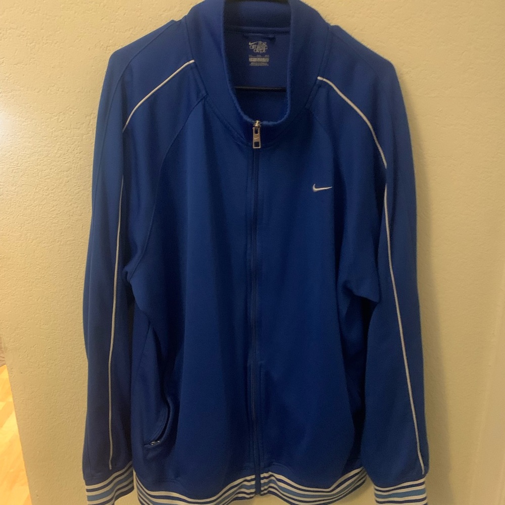 Nike Zip Up Jacket Blue Men’s 2XL